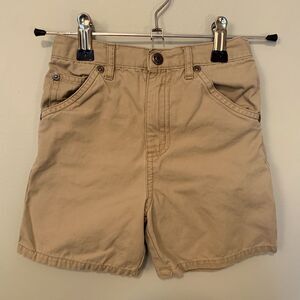 Boys Khaki Cargo Shorts 